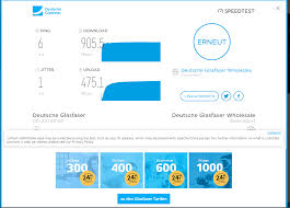 deutsche glasfaser speedtest