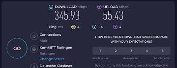 speedtest deutsche glasfaser