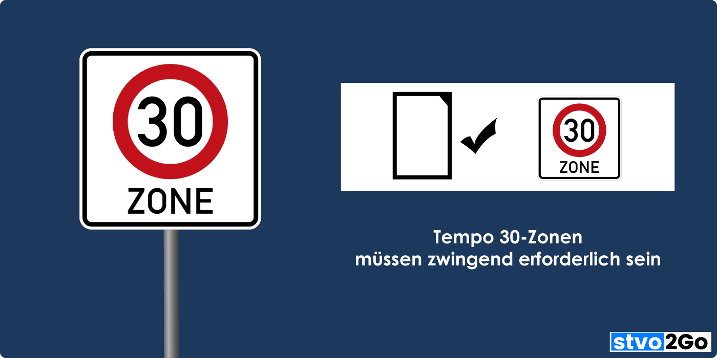 geschwindigkeitsüberschreitung 30 zone